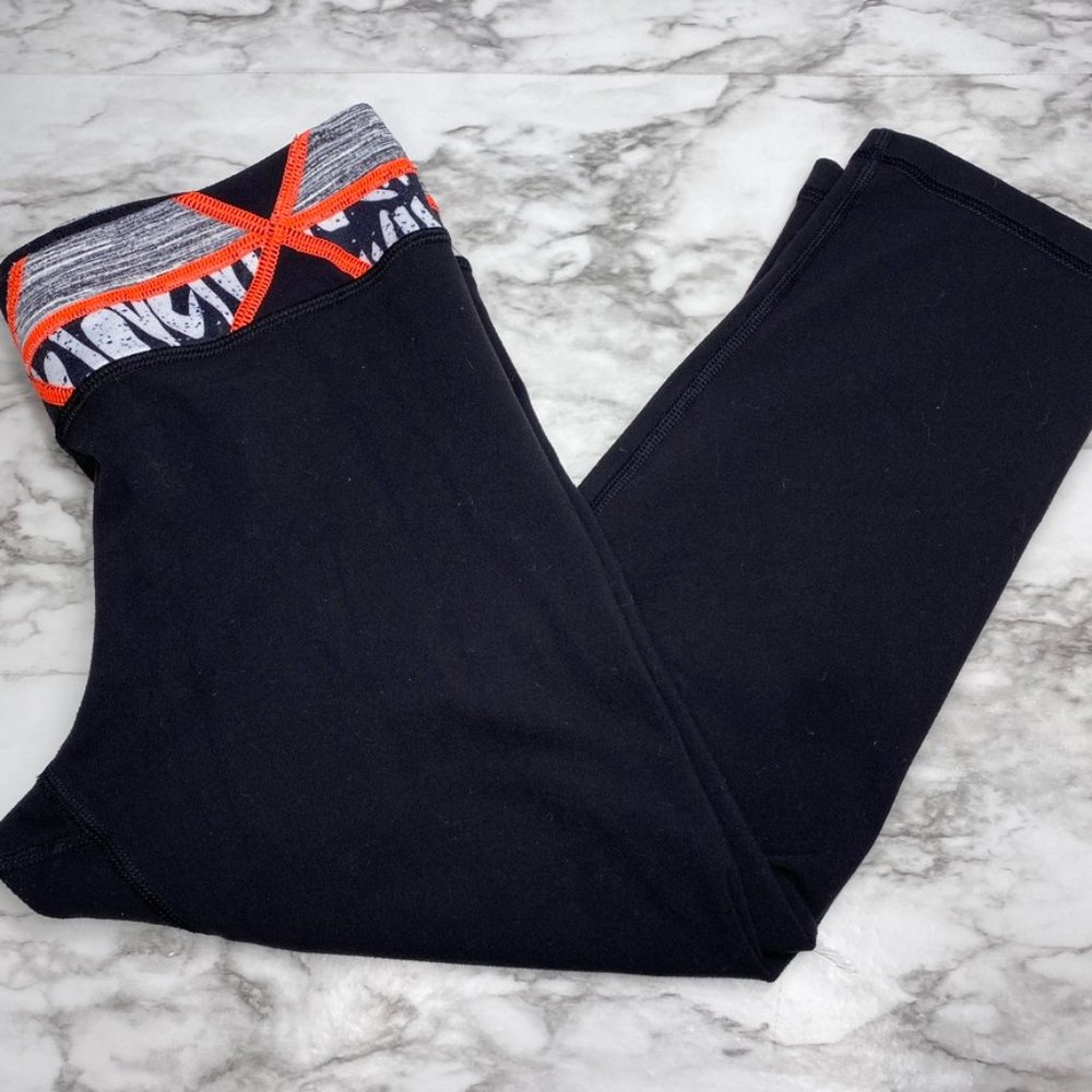 Ivivva by Lululemon reversible Capri leggings 14